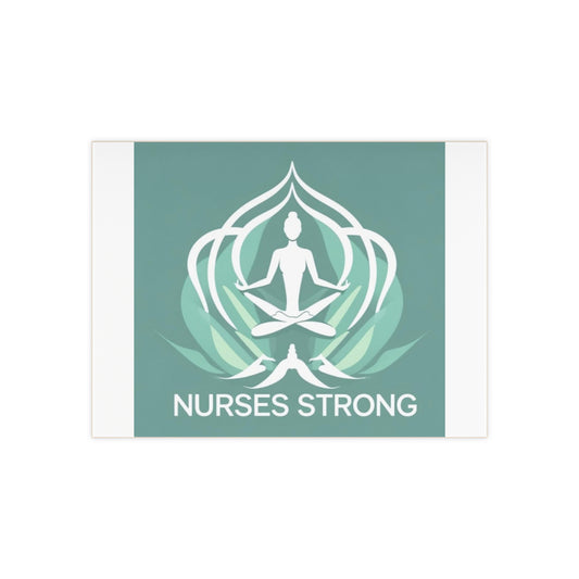 Ceramic Photo Tile for Nurses, Inspirational Decor, Motivational Office Art, Unique Gift for Healthcare Workers, Stress Relief Decoration