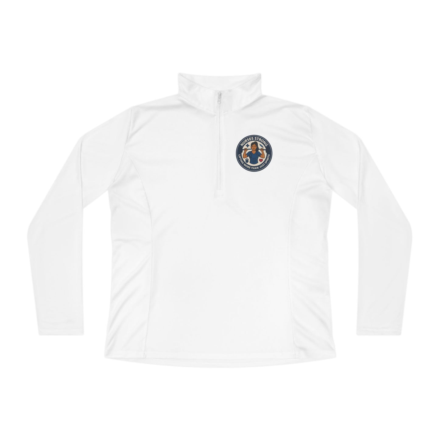 Ladies Quarter-Zip Pullover Sweater, Cozy Sportswear, Stylish Activewear, Perfect for Fall, Great Gift for Her, Casual Outing Outfit