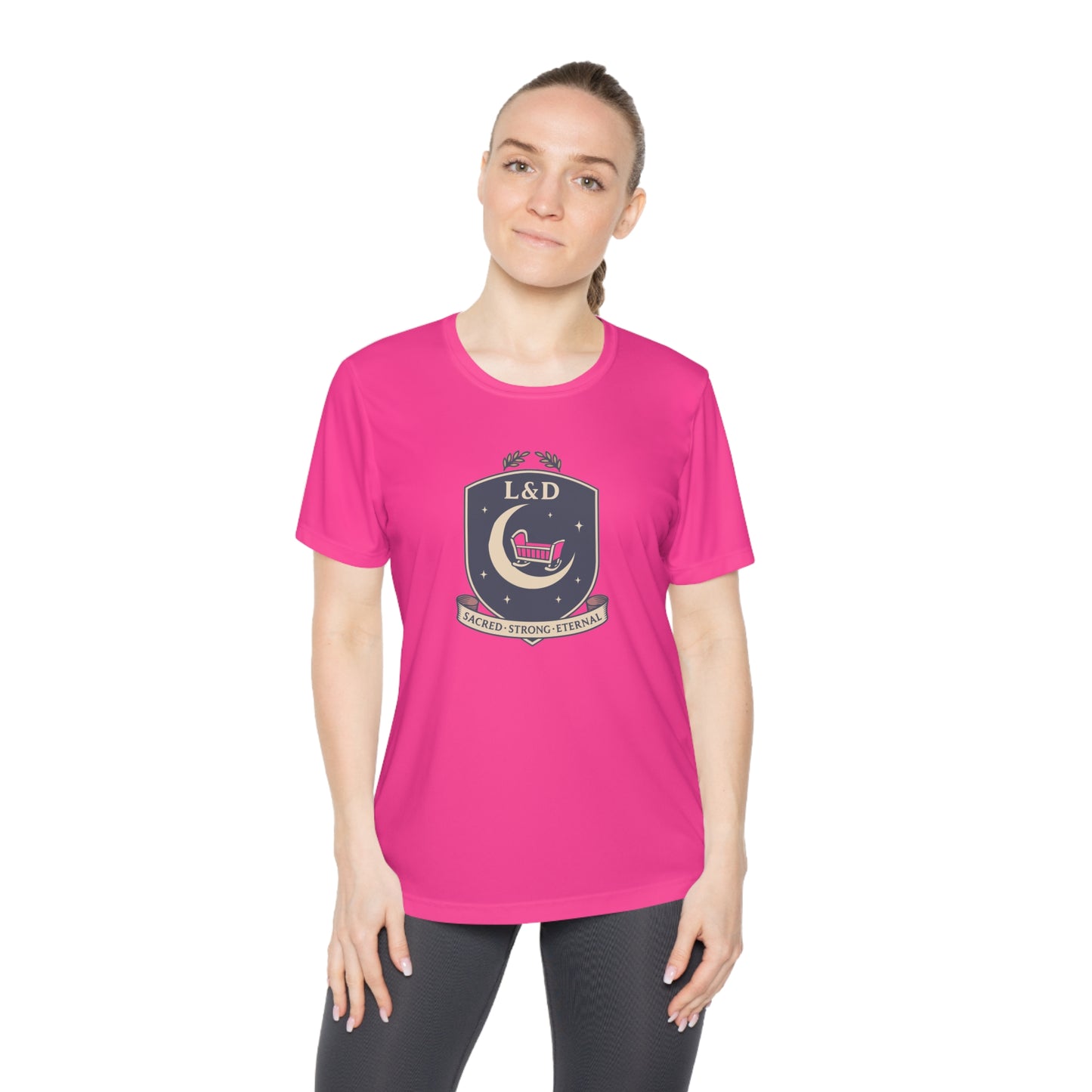 Competitor Tee, Ladies Athletic Shirt, Running Tee, Sportswear Top, Gym T-Shirt, Gifts for Athletes