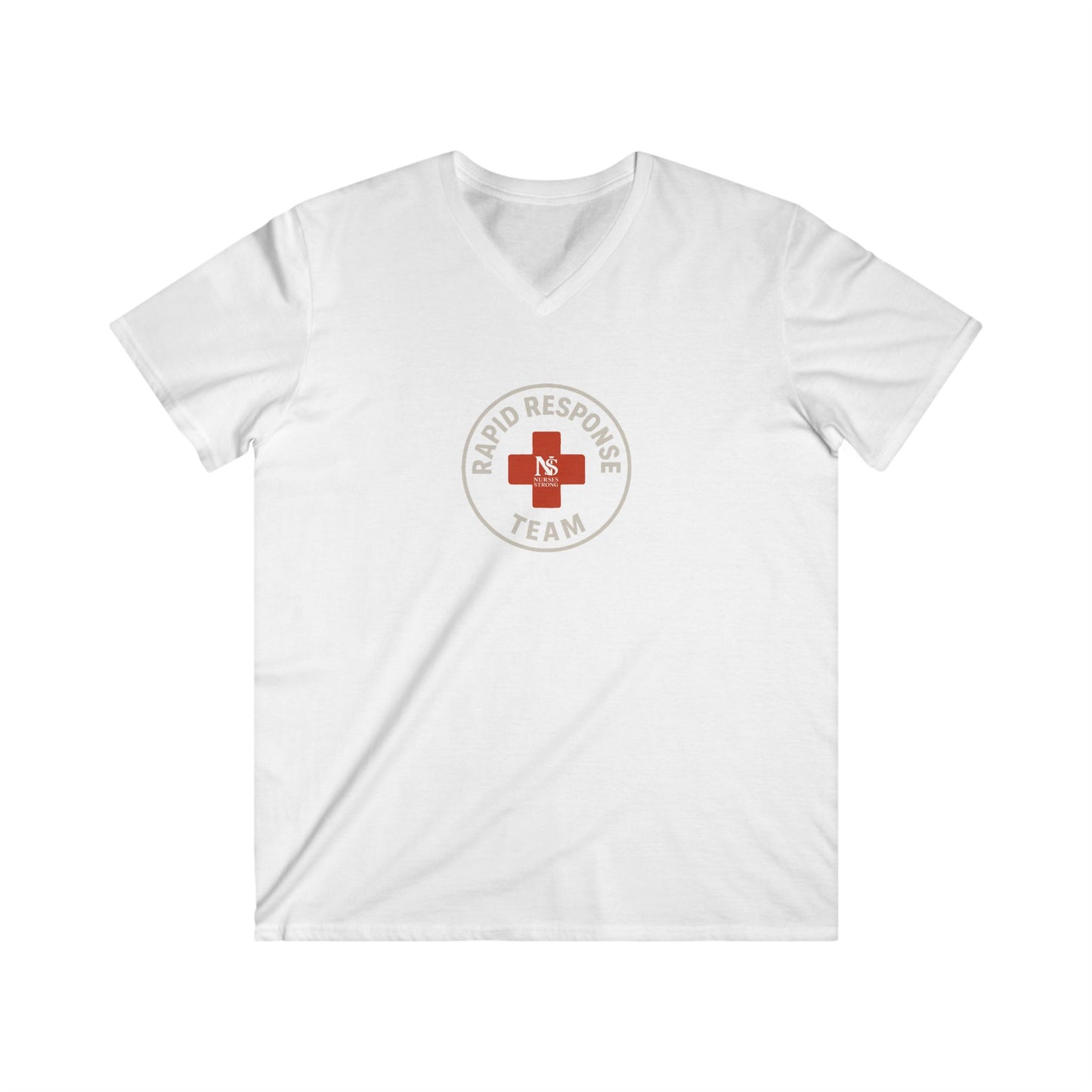 Men's V-Neck Tee - Rapid Response Team Graphic Shirt, Perfect for First Responders, Casual Wear, Gifting, Everyday Comfort, Team Spirit
