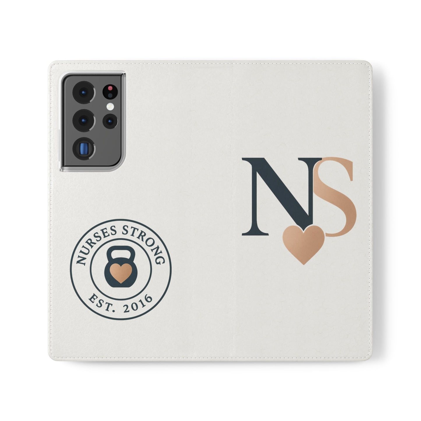 Navy Rose NS  Flip Case | Phone Accessory for Healthcare Workers | Gift for Nurses | Stylish & Functional | Durable Phone Protection