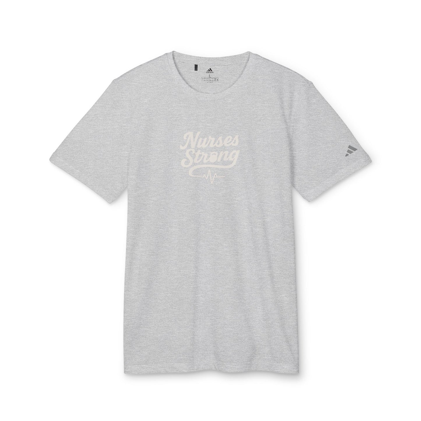 Adidas Sport T-shirt - Nurses Strong Tee, Fitness Shirt, Athletic Wear, Gift for Nurses, Sports Apparel for Healthcare