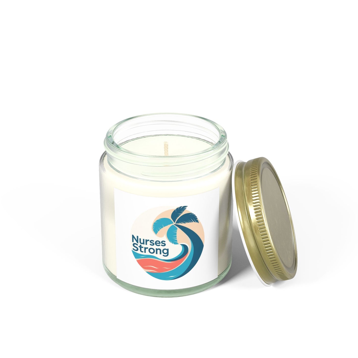 Nurses Strong Scented Candle, Aromatherapy Gift for Healthcare Workers, Relaxation, Stress Relief, Support, Self-Care