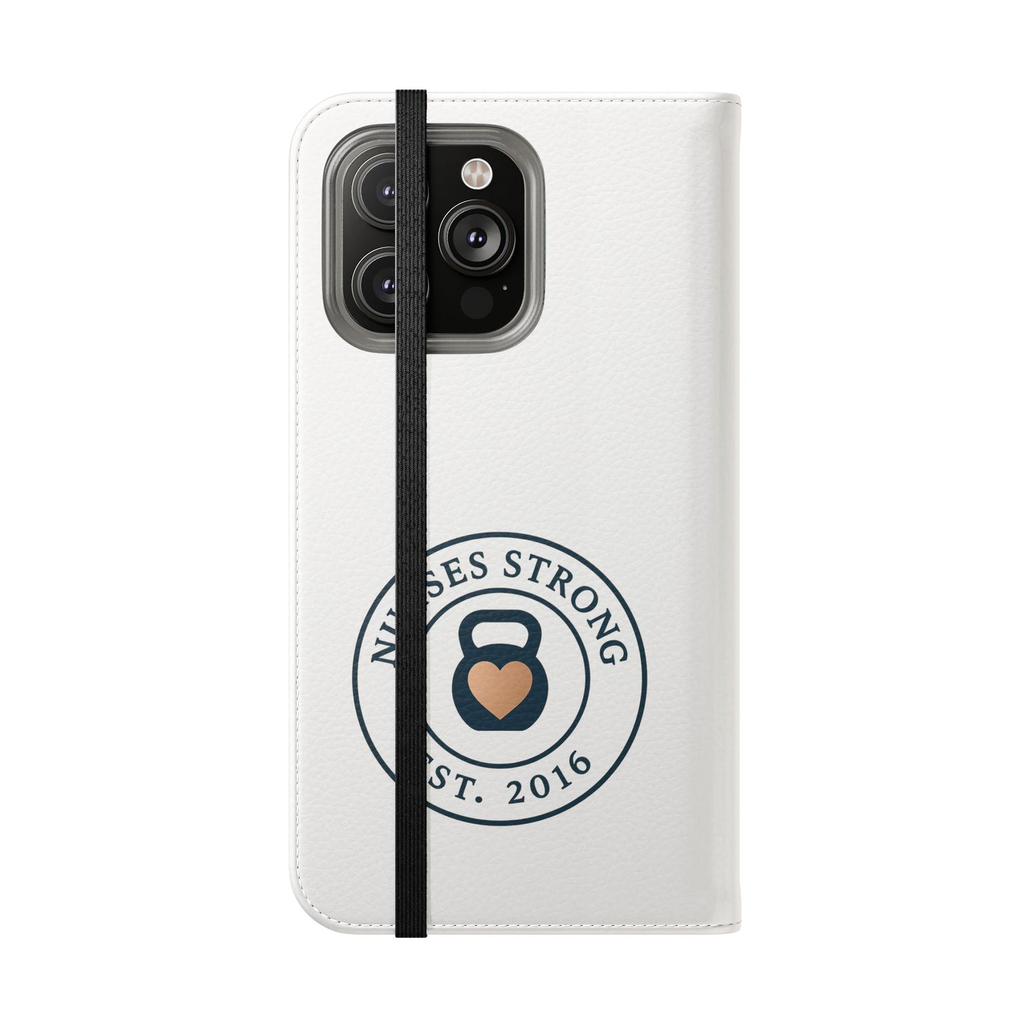 Navy Rose NS  Flip Case | Phone Accessory for Healthcare Workers | Gift for Nurses | Stylish & Functional | Durable Phone Protection