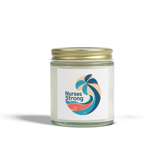 Nurses Strong Scented Candle, Aromatherapy Gift for Healthcare Workers, Relaxation, Stress Relief, Support, Self-Care