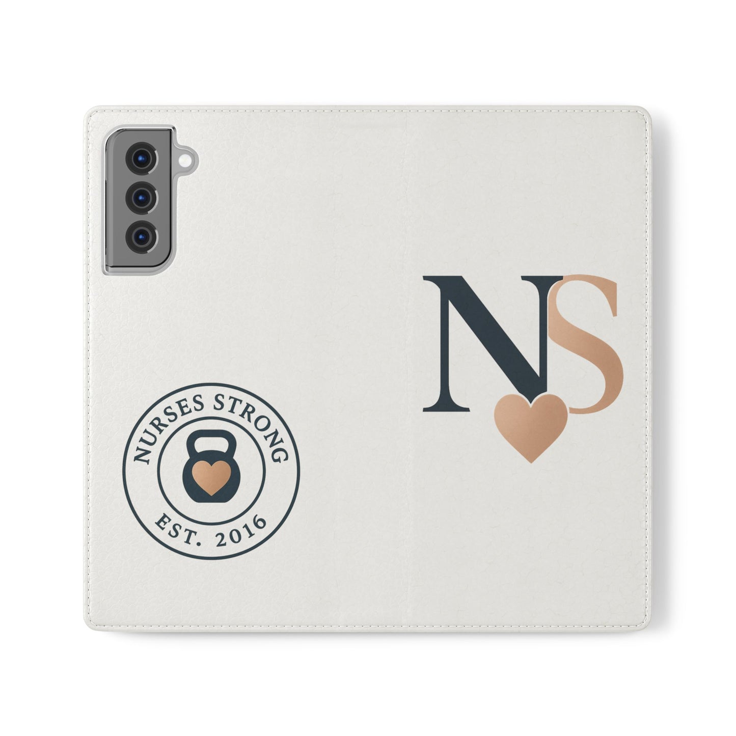 Navy Rose NS  Flip Case | Phone Accessory for Healthcare Workers | Gift for Nurses | Stylish & Functional | Durable Phone Protection