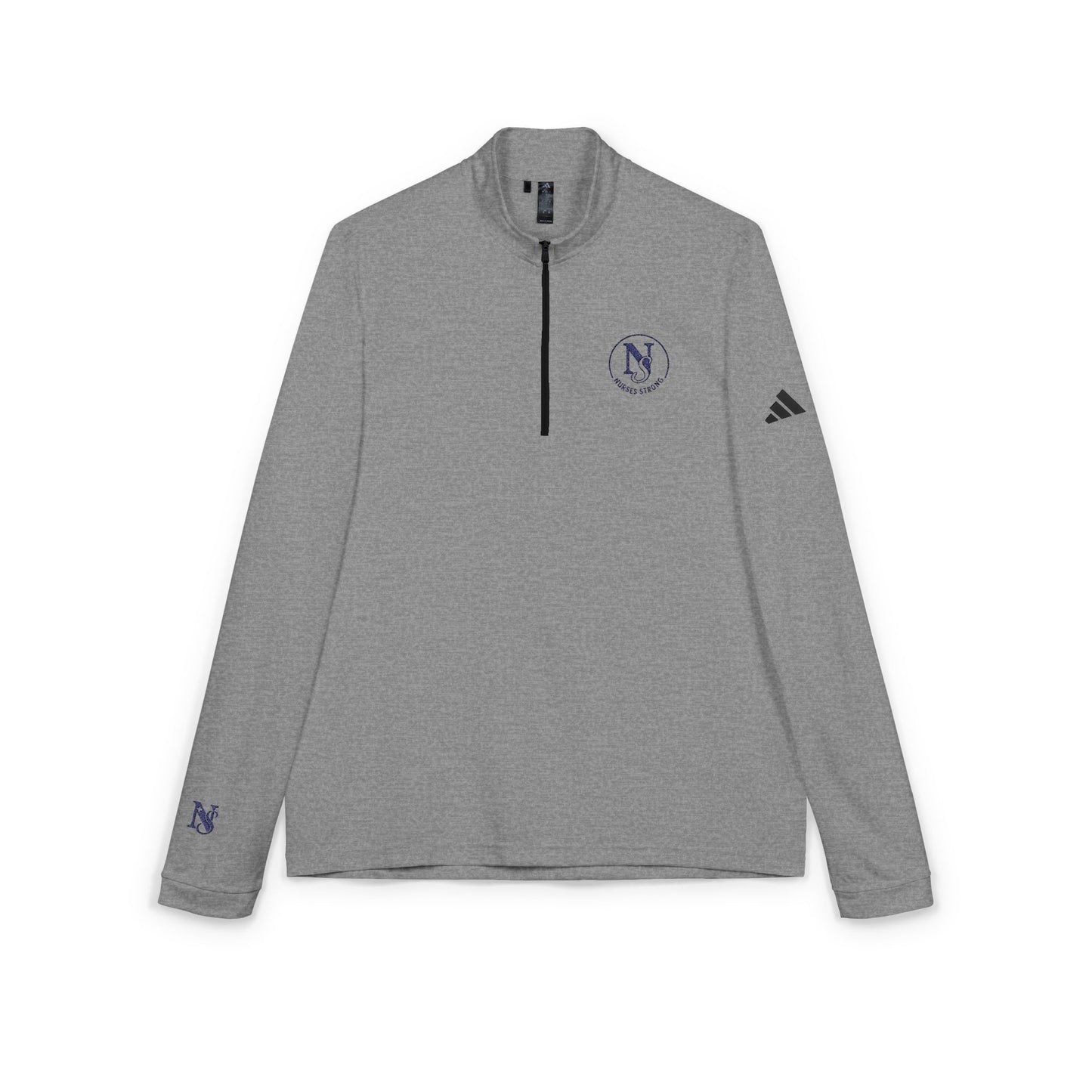 Adidas NS Semi Circle Emblem Quarter-Zip Pullover, Stylish Athletic Layering, Embroidered Sportswear, Fitness Apparel, Casual Jacket,