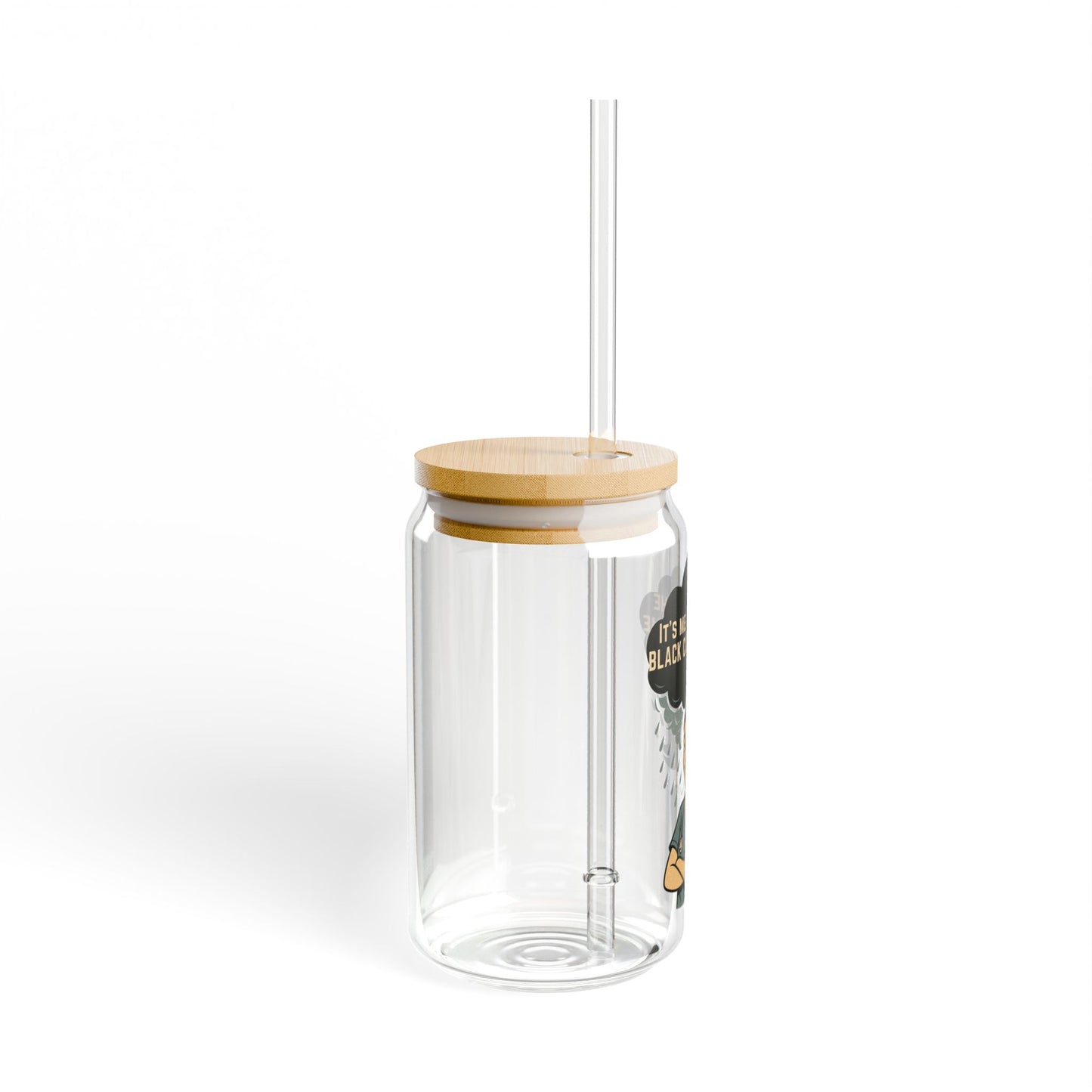 Sipper Glass- Mood Lifting, Perfect for Gifts, Home Decor, Coffee Lovers, and More!