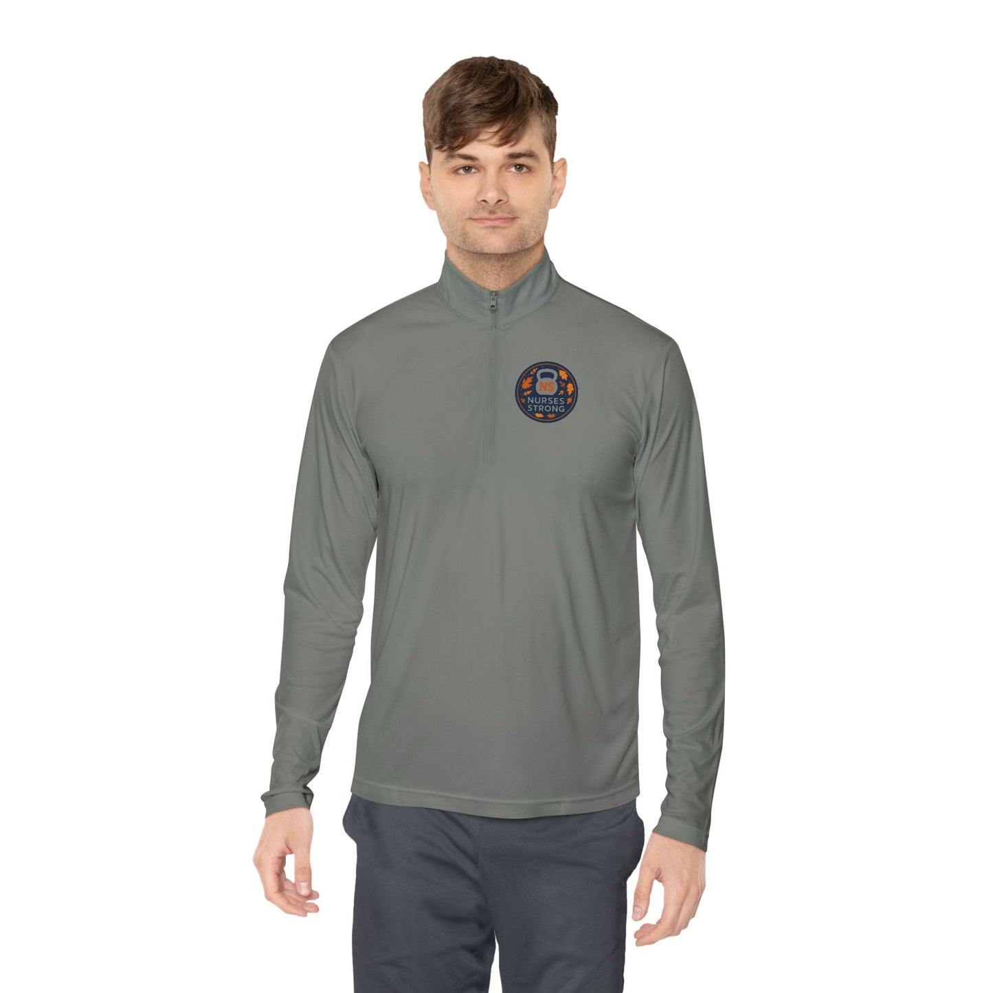 Pumpkin Pulse Quarter-Zip Pullover – Cozy Fall Style, Perfect for Halloween, Thanksgiving, Casual Outings