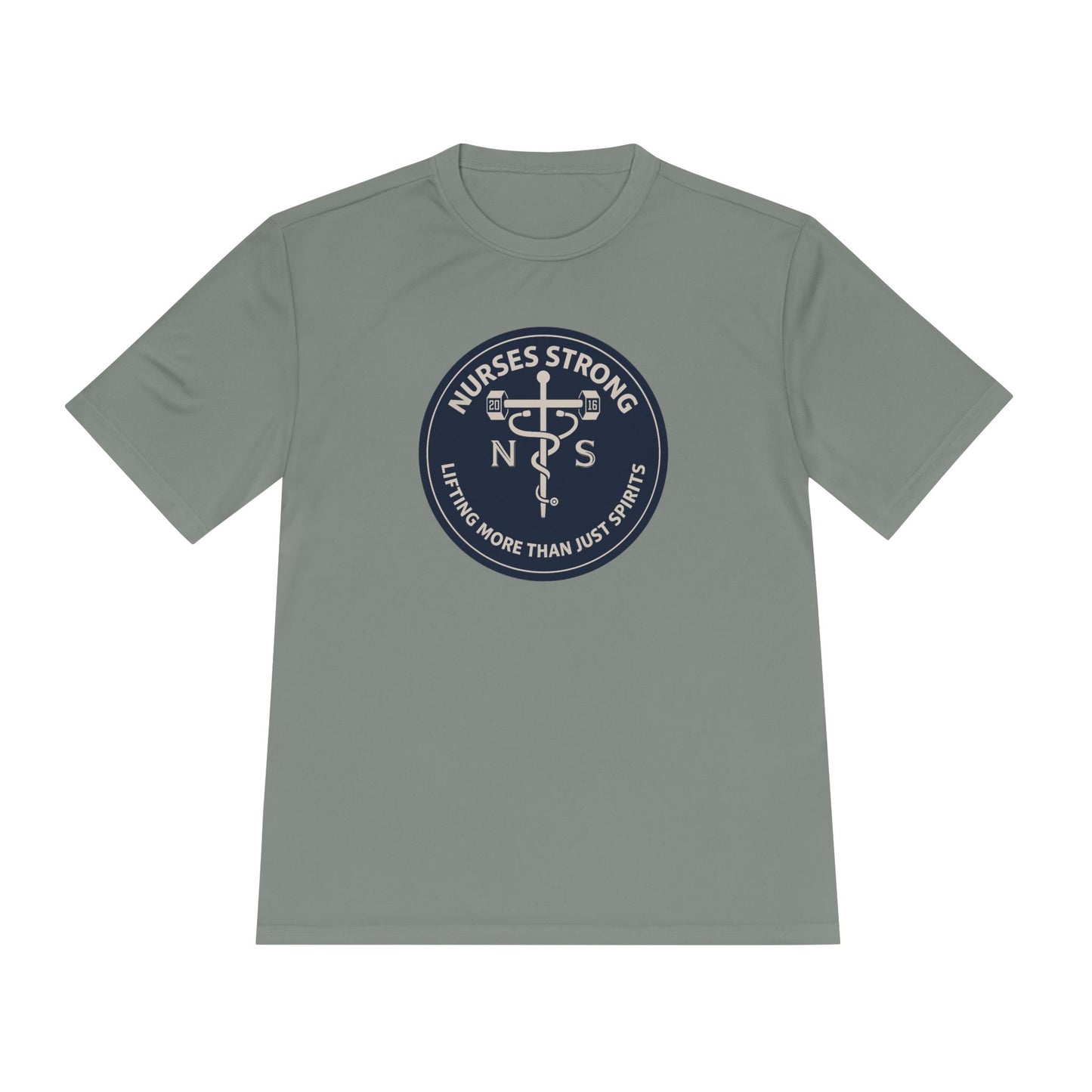 Nurses Strong Performance Tee | Gift for Healthcare Workers, Athletic Shirt, Appreciation Gift, Fitness Apparel, Nursing Student Tee