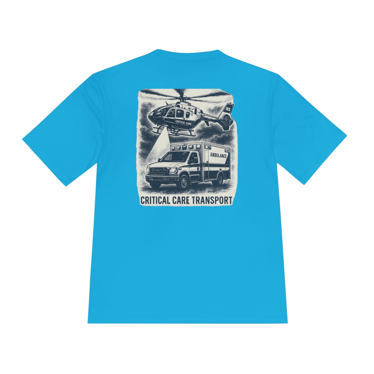 Critical Care Transport Tee, Unisex Athletic Shirt, EMS Gift, First Responder Apparel, Workout Tee, Emergency Services Clothing