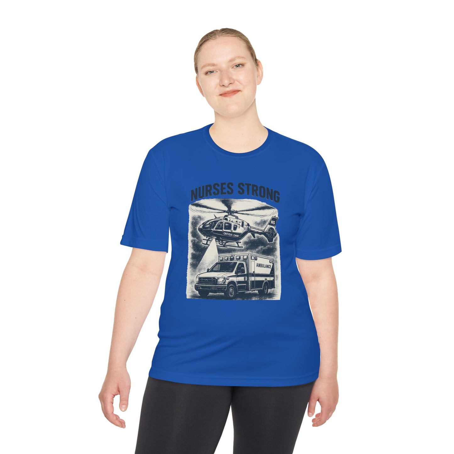 Nurses Strong CC Moisture Wicking Performance Tee