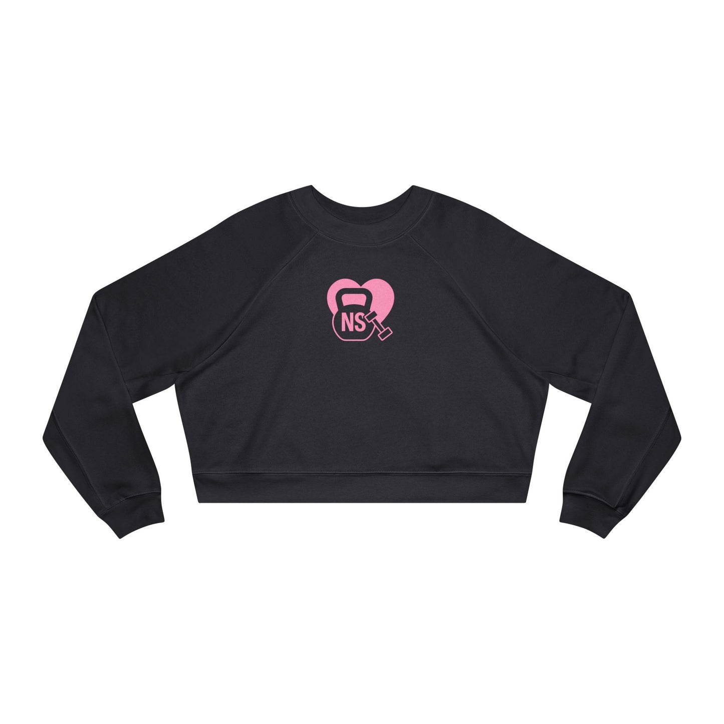 Nurses Strong Cropped Fleece Pullover, Women's Fitness Sweater, Stylish Nurse Gift, Motivational Workout Top, Cozy Athletic Wear