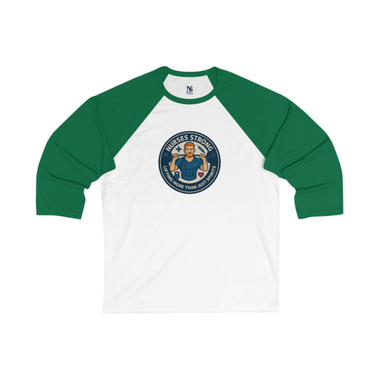 Nurses String Unisex 3/4 Sleeve Baseball Tee
