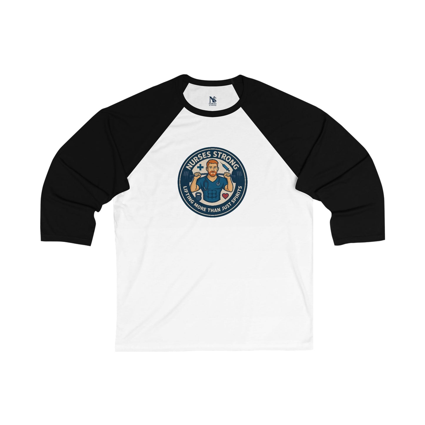 Nurses String Unisex 3/4 Sleeve Baseball Tee