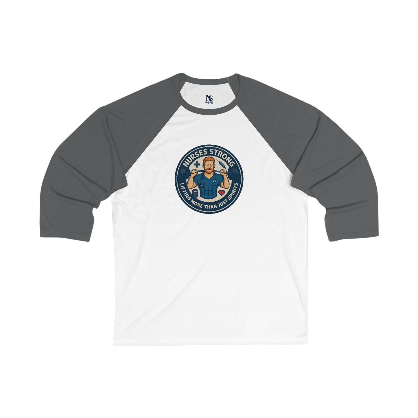 Nurses String Unisex 3/4 Sleeve Baseball Tee