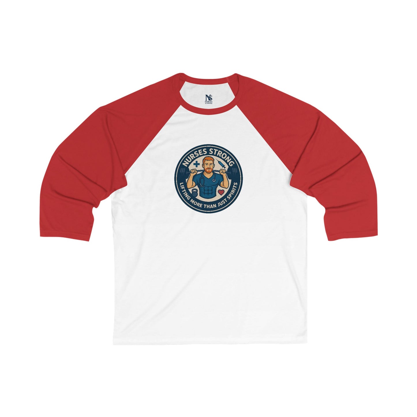 Nurses String Unisex 3/4 Sleeve Baseball Tee