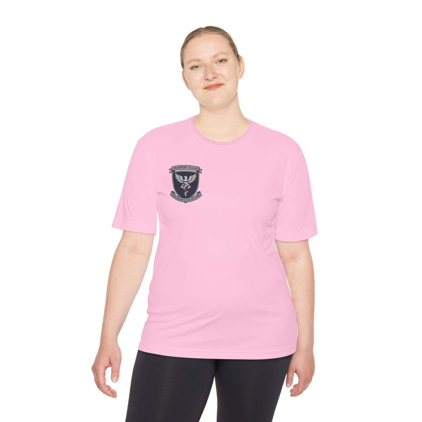 Transport/Flight Moisture Wicking Tee - Comfortable Athletic Shirt, Fitness Wear, Active Lifestyle, Sports Apparel, Workout Top