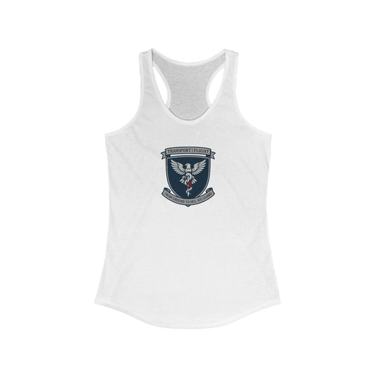 Transport/Flight sigil Women's Athletic Racerback Tank with Inspirational Design, Workout Top, Gym Shirt, Summer Activewear, Casual Tank, Fitness Apparel