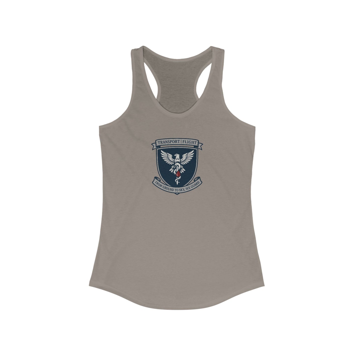 Transport/Flight sigil Women's Athletic Racerback Tank with Inspirational Design, Workout Top, Gym Shirt, Summer Activewear, Casual Tank, Fitness Apparel