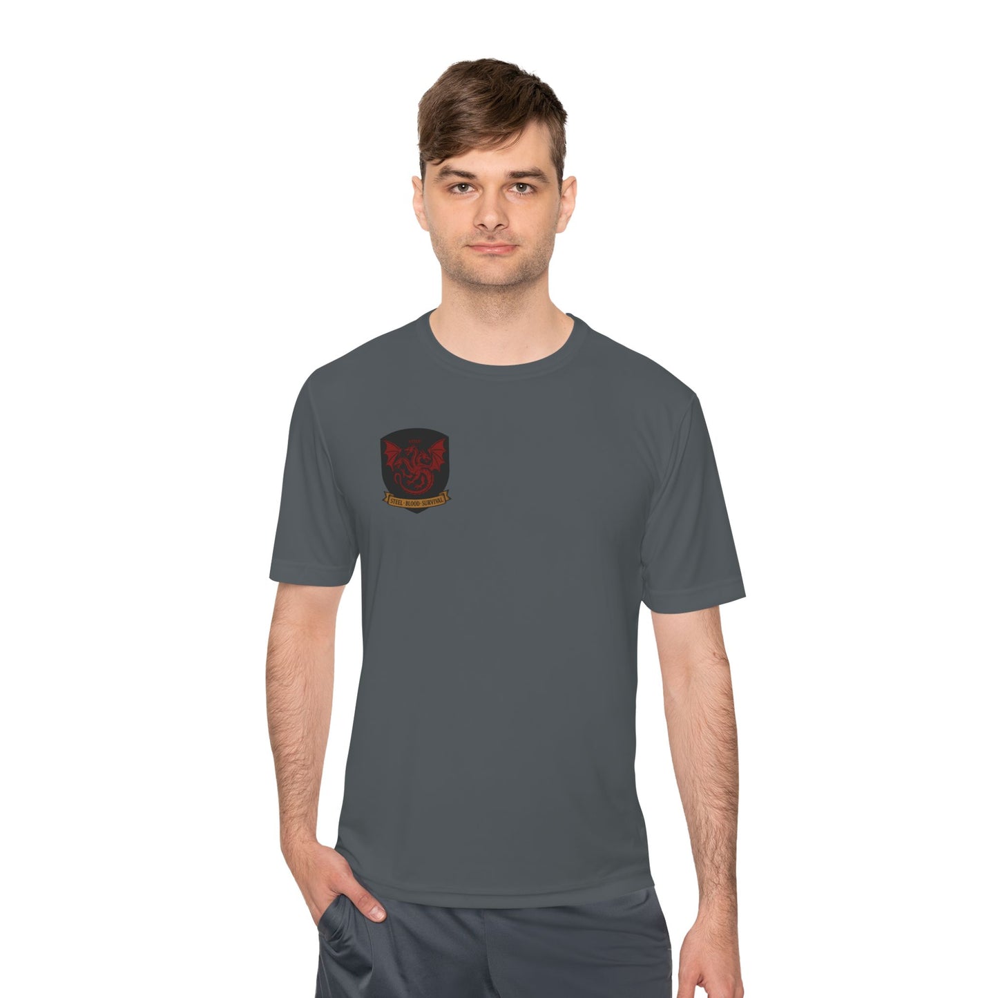 STICU Sigil Wicking Tee for Active Lifestyle, Gym Wear, Sports Shirt, Fitness Apparel, Outdoor Activities, Cool Comfort