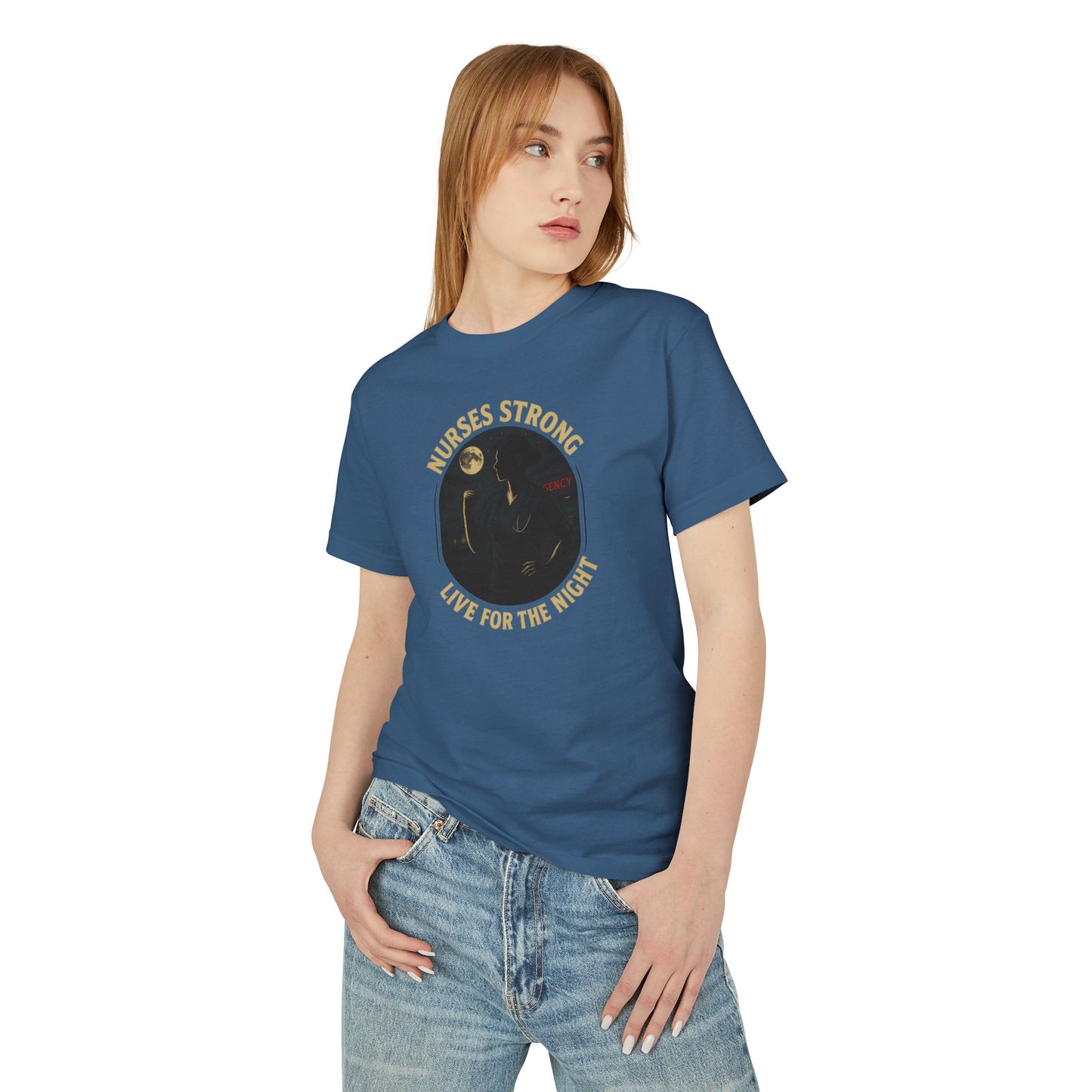 Live for the Night | Comfortable Cotton Shirt, Gift for Nurses