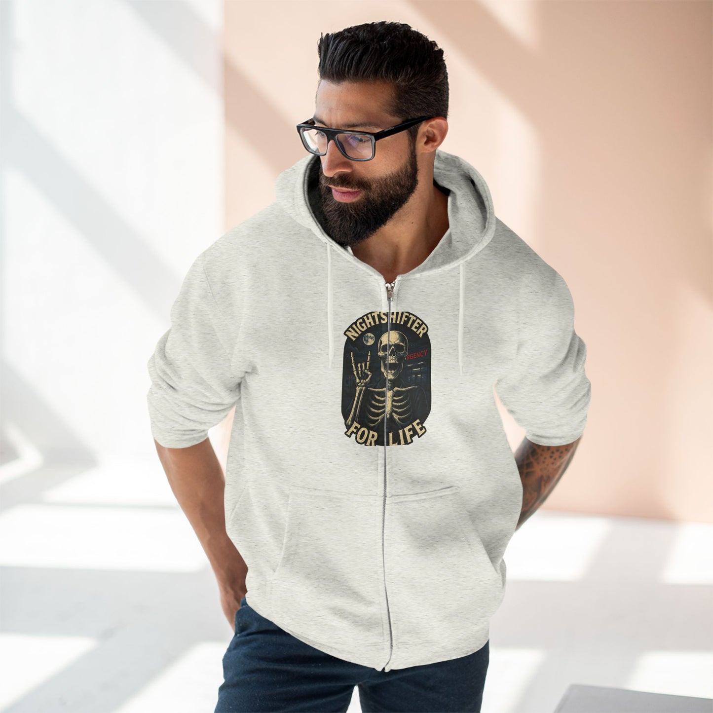 Life Shifter for Life Zip Up Hoodie for Life, Unisex Hoodie, Halloween Fashion, Casual Wear, Trendy Sweatshirt