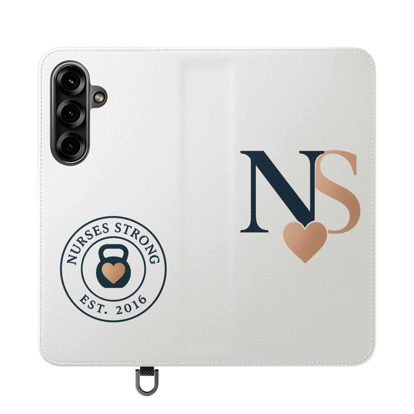 Navy Rose NS  Flip Case | Phone Accessory for Healthcare Workers | Gift for Nurses | Stylish & Functional | Durable Phone Protection