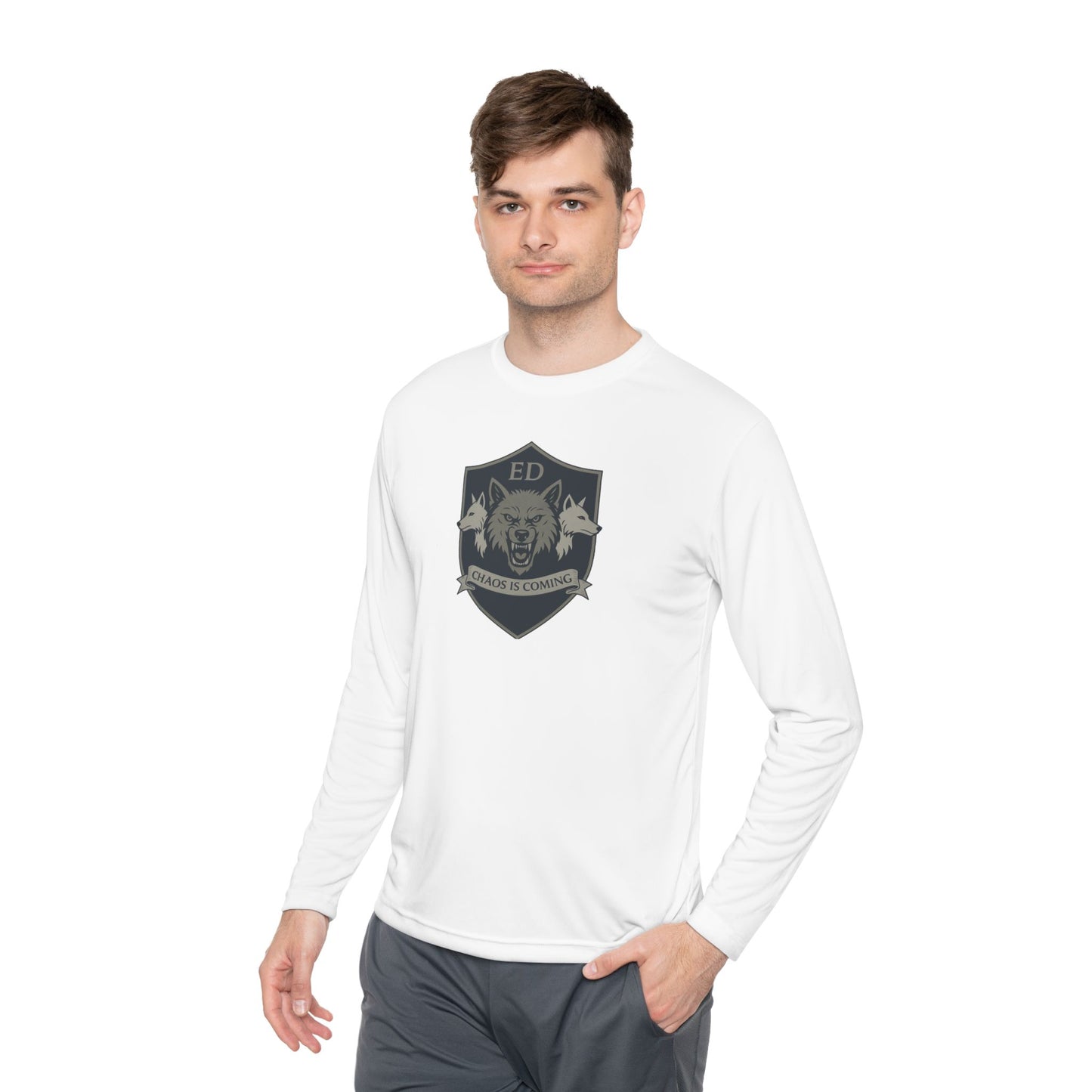 Chaos is Coming -Ready Unisex Long Sleeve Tee, Outdoorsy Shirt, Camping Gear, Gift for Nature Lovers, Hiking Tee