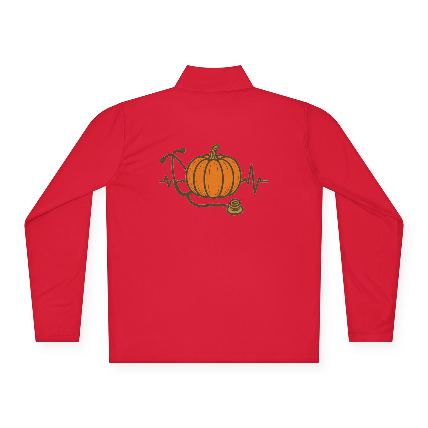 Pumpkin Pulse Quarter-Zip Pullover – Cozy Fall Style, Perfect for Halloween, Thanksgiving, Casual Outings