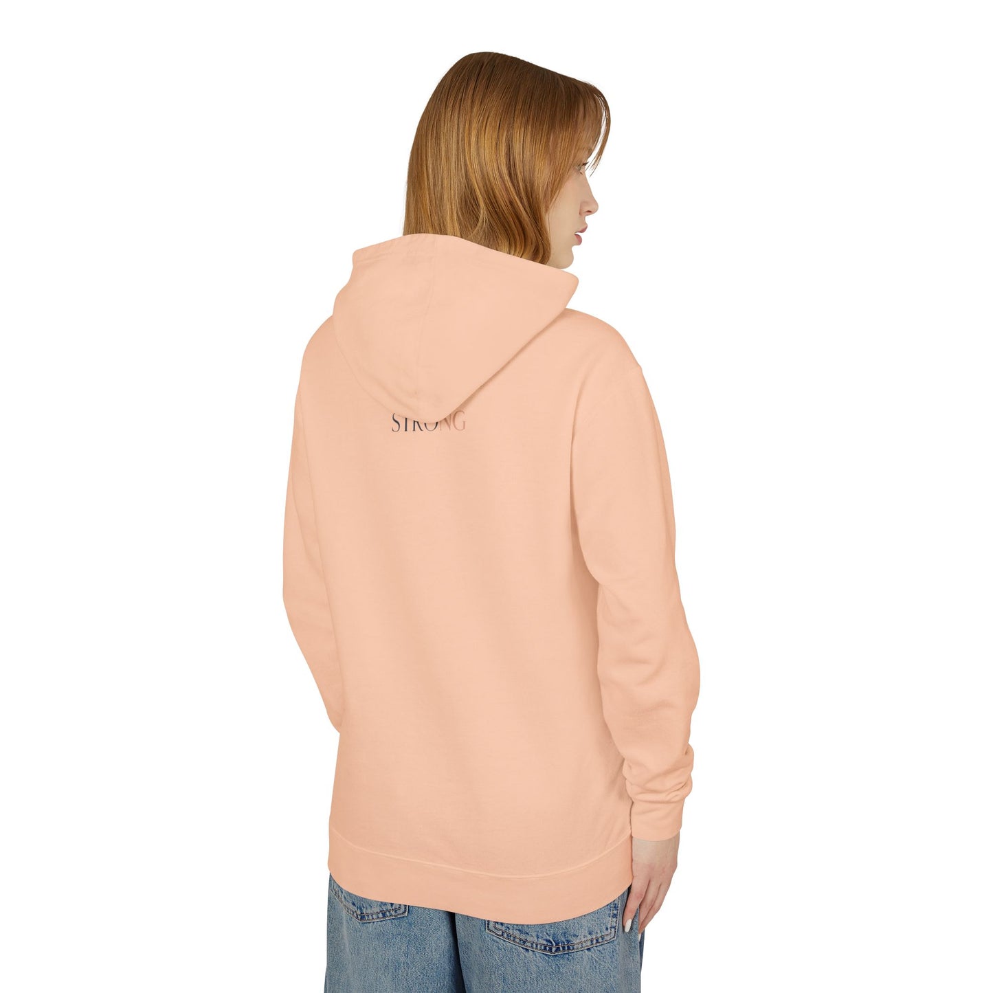 Navy/Rose Gold Kb Unisex Lightweight Hooded Sweatshirt
