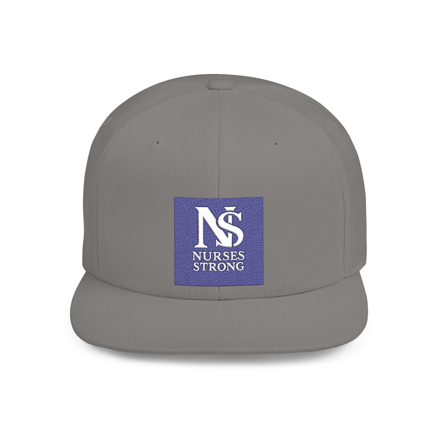 Nurses Strong Snapback Hat | Flat Bill Cap for Healthcare Professionals | Gift for Nurses, Medical Workers, Graduation