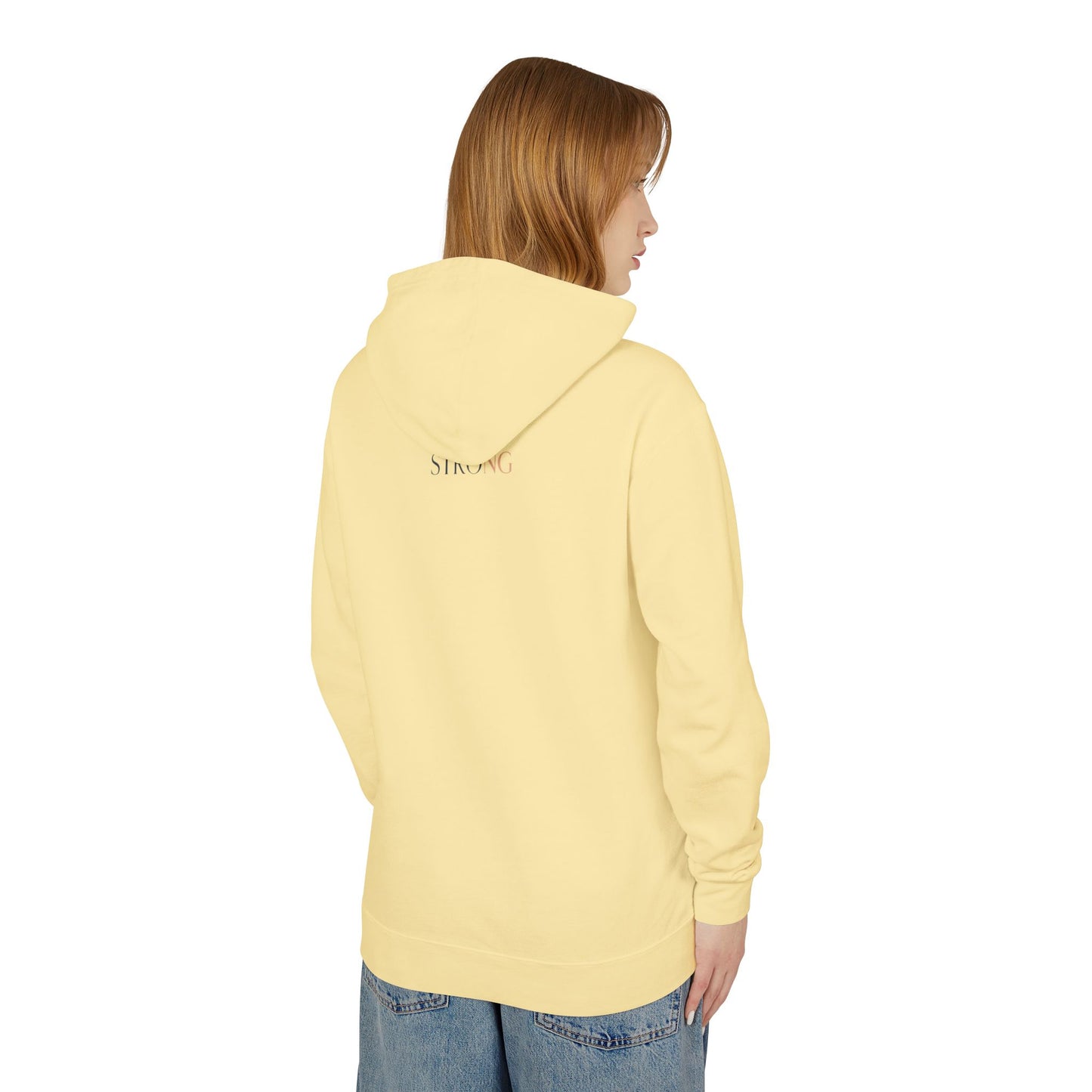 Navy/Rose Gold Kb Unisex Lightweight Hooded Sweatshirt