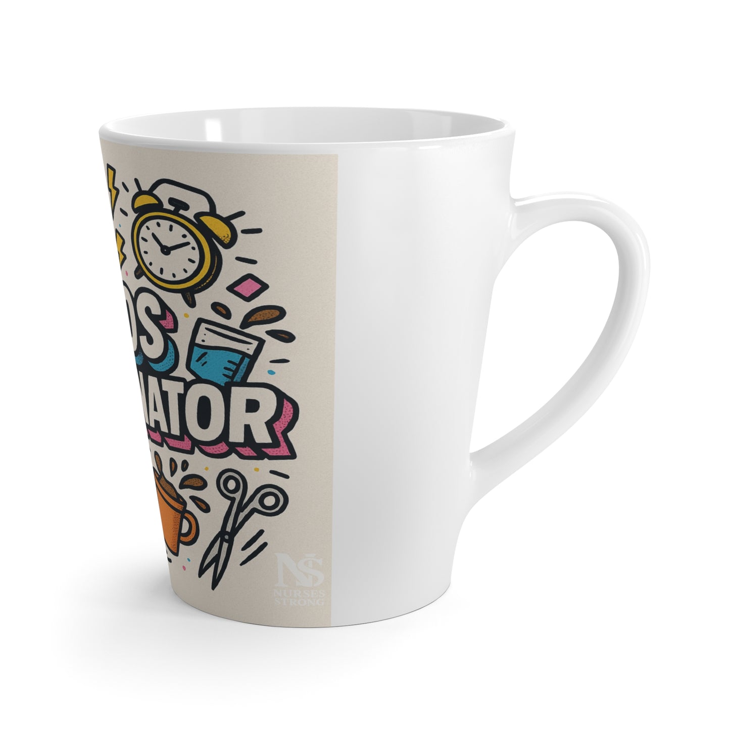 Chaos Coordinator Latte Mug - Perfect Gift for Teachers, Nurses, or Busy Moms, Fun Coffee Mug, Office Cup, Organizational Gift