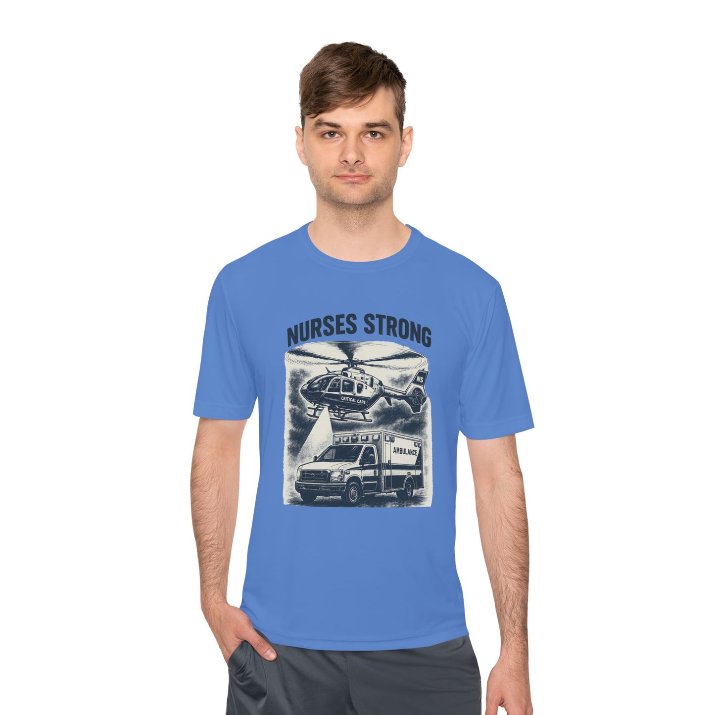 Nurses Strong CC Moisture Wicking Performance Tee
