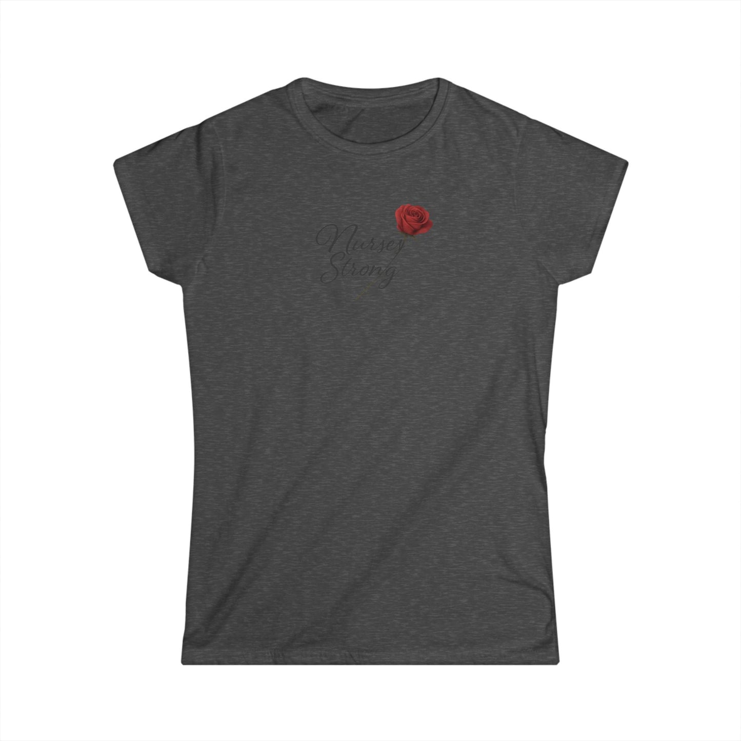 NS Rose Tee - Empowering Women's Softstyle Shirt, Appreciation Gift, [...]