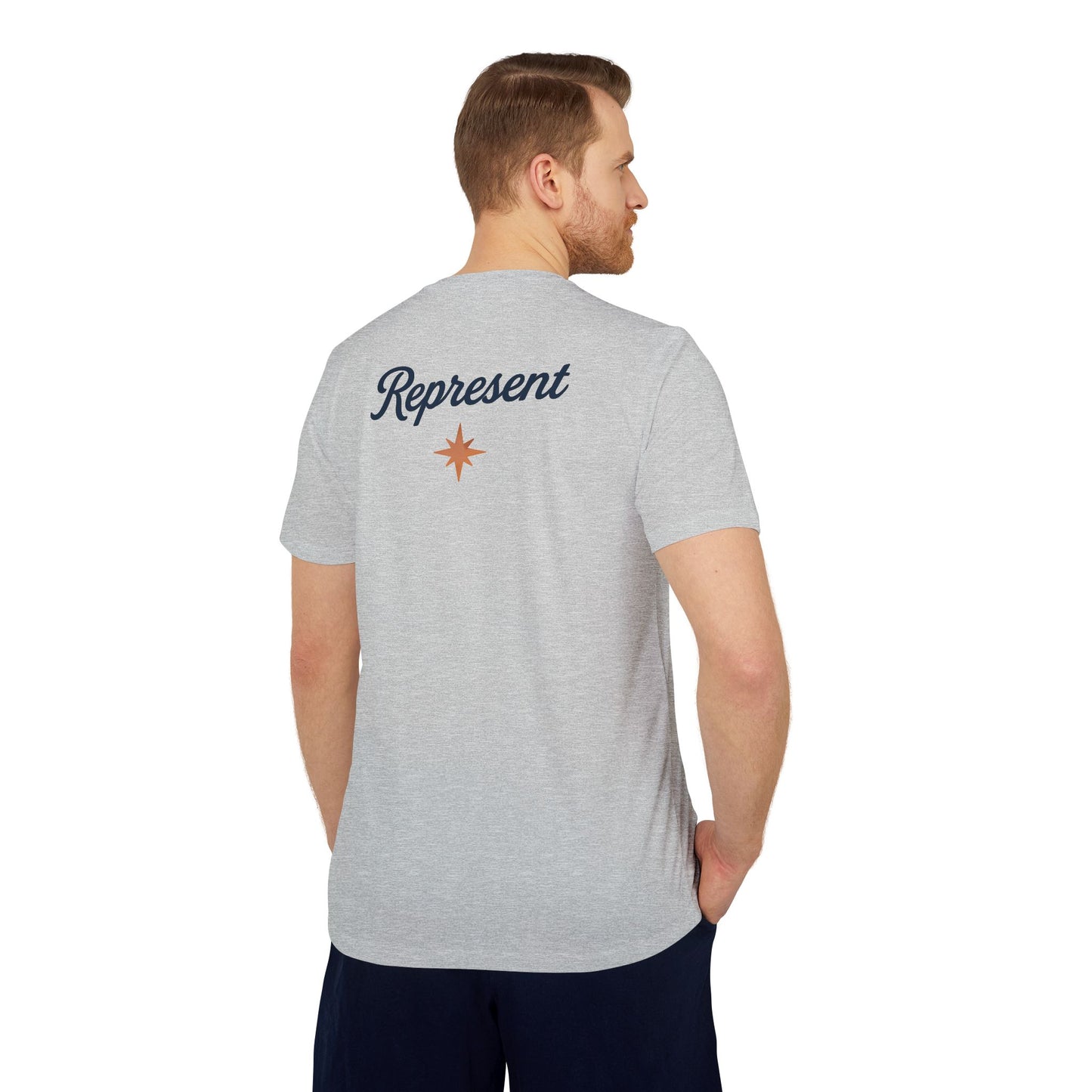 LI Strong NS Adidas Sports Tee, Casual, Activewear, Fitness Gift, Workout Clothing
