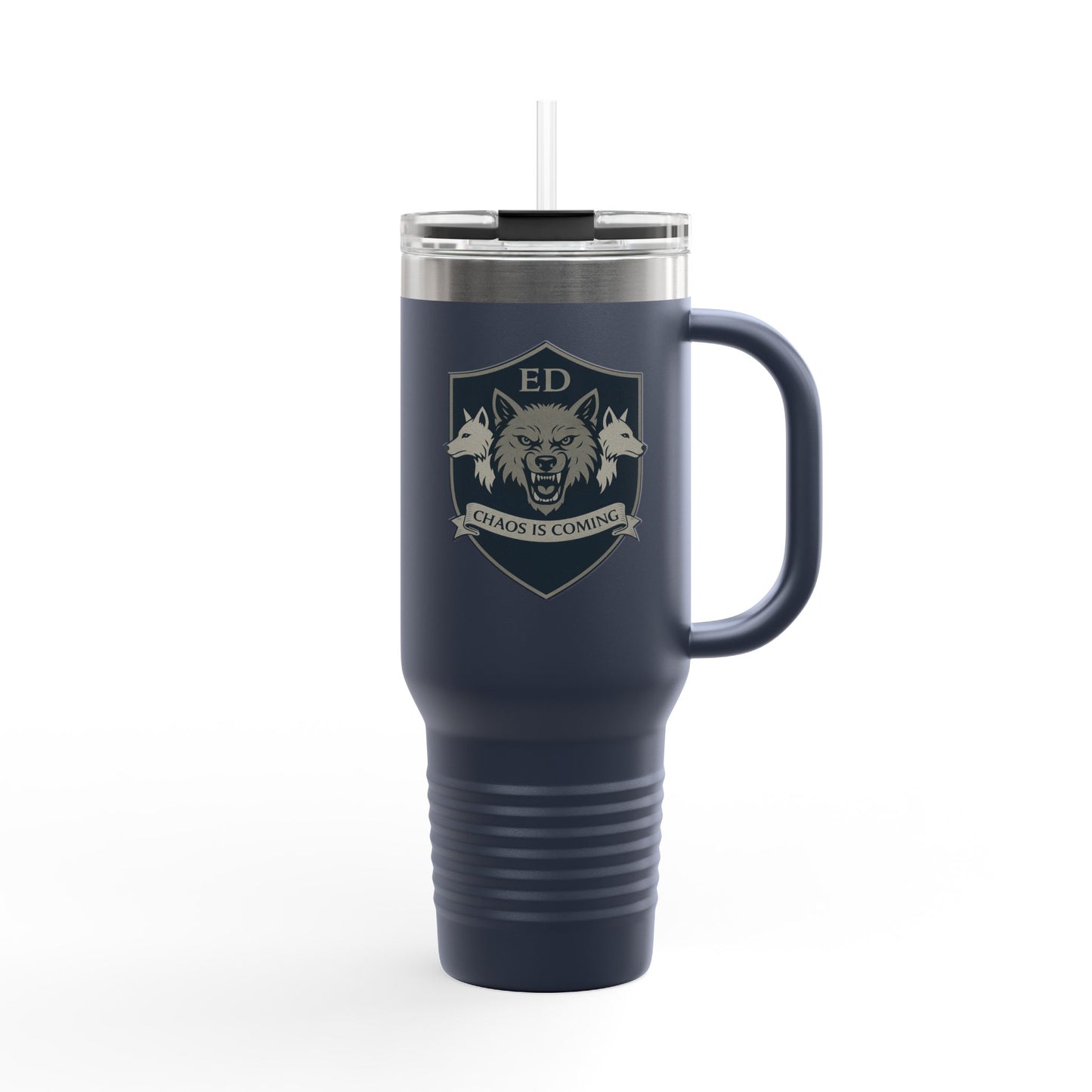 Chaos is Coming Insulated Travel Mug, 40oz - Adventure Ready, Customizable Designs for On-the-Go Life, Perfect Gift for Coffee Lovers, Travel [...]