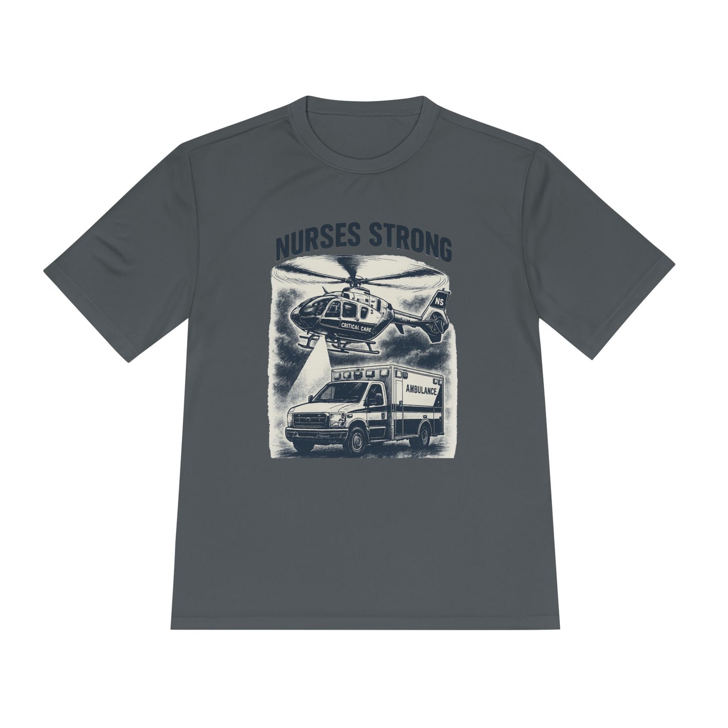 Nurses Strong CC Moisture Wicking Performance Tee