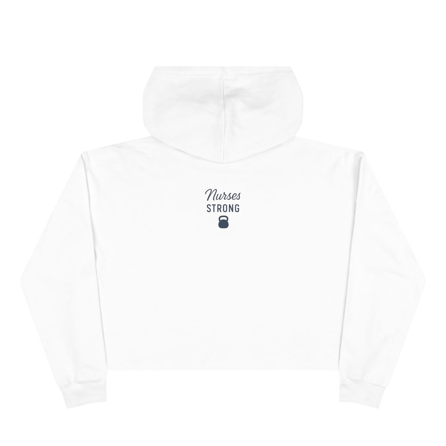 Healing Nurse Crop Hoodie - Supportive Gift for Nurses, Medical Professionals, Self-Care, Appreciation, Wellness