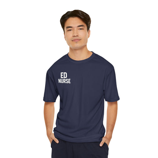 ED Men's Performance T-Shirt for Nurses, Athletic Tee, Workout Gear, Gift for Healthcare Workers, Casual Wear, Gym Shirt