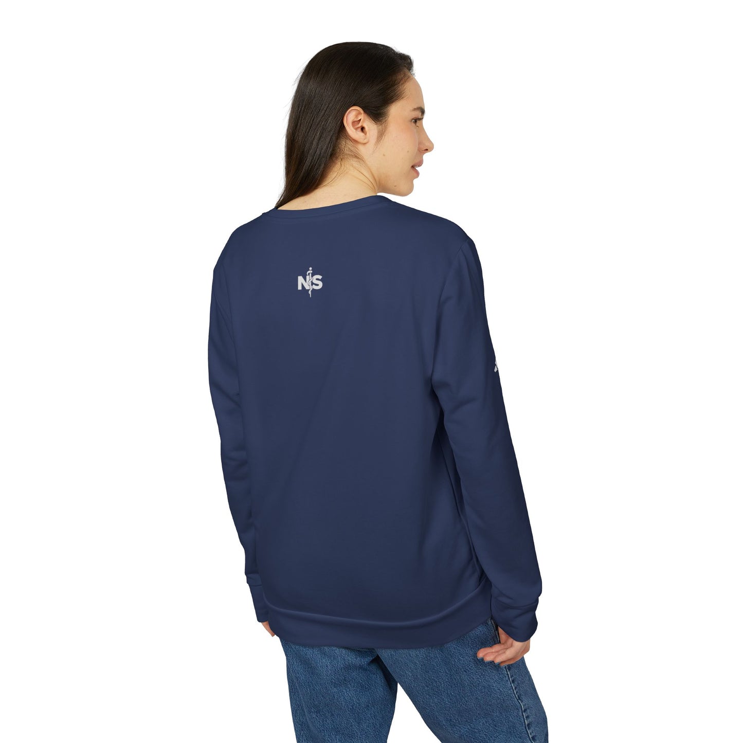 Adidas Caduceus Cozy Unisex Fleece Sweatshirt for Everyday Comfort, Streetwear Style, Casual Wear, Gift for Him/Her, Trendy Outerwear