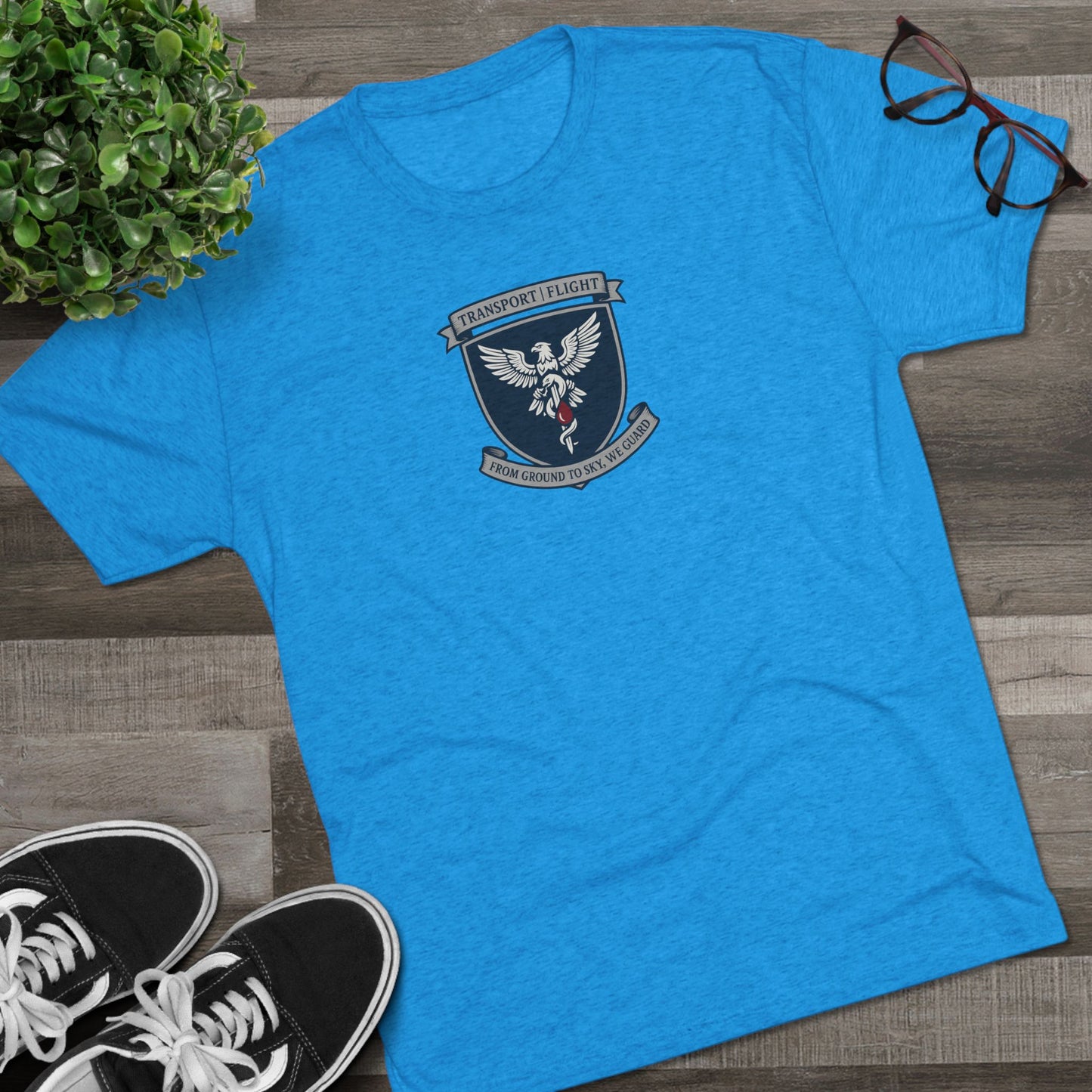 Transport Nurse Tri-Blend Crew Tee, Comfortable Casual T-Shirt, Perfect Gift for Nature Lovers, Adventure Apparel, Everyday Wear