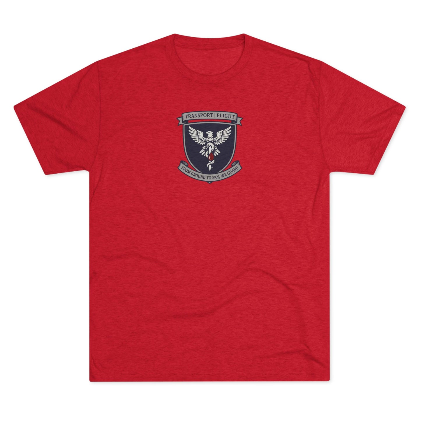Transport Nurse Tri-Blend Crew Tee, Comfortable Casual T-Shirt, Perfect Gift for Nature Lovers, Adventure Apparel, Everyday Wear