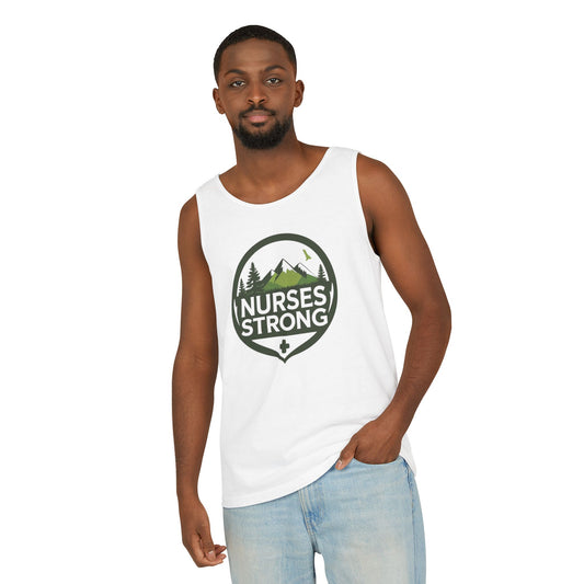 Nurses Strong Tank Top, Inspirational Relaxed Fit Sleeveless Shirt, Gifts for Healthcare Workers, Summer Casual Wear, Appreciation Gift