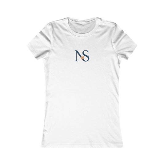 NS🤍 Women's Favorite Tee - Minimalist Graphic Shirt, Casual Wear, Gift Idea, Everyday Style, Comfortable Top