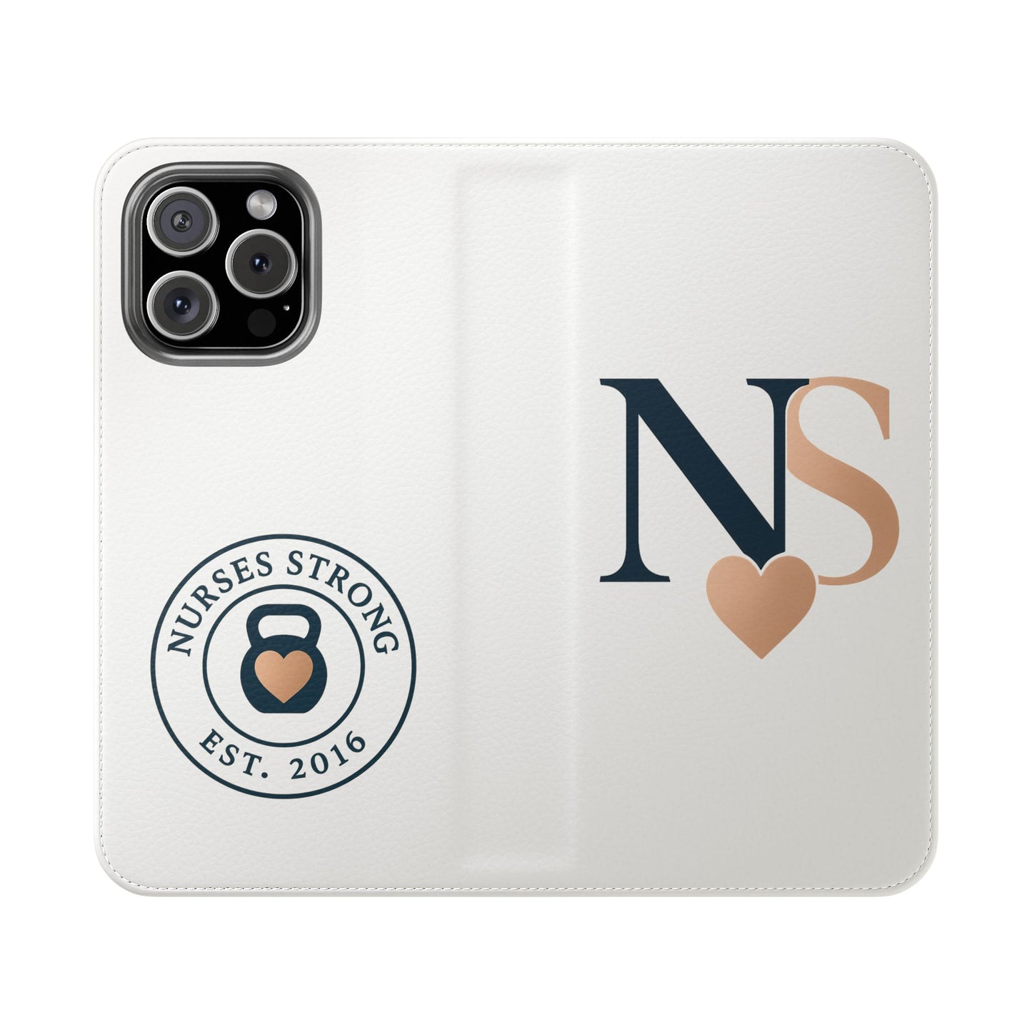 Navy Rose NS  Flip Case | Phone Accessory for Healthcare Workers | Gift for Nurses | Stylish & Functional | Durable Phone Protection