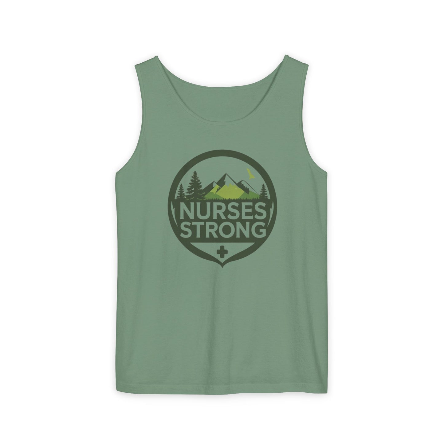 Nurses Strong Tank Top, Inspirational Relaxed Fit Sleeveless Shirt, Gifts for Healthcare Workers, Summer Casual Wear, Appreciation Gift
