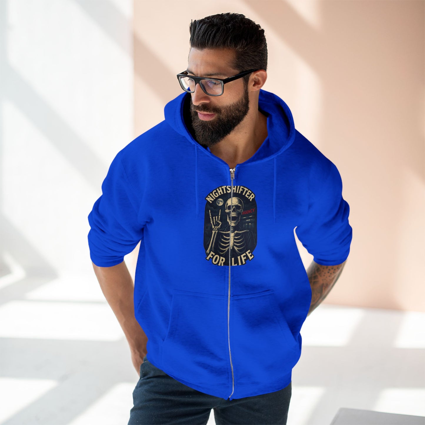 Life Shifter for Life Zip Up Hoodie for Life, Unisex Hoodie, Halloween Fashion, Casual Wear, Trendy Sweatshirt