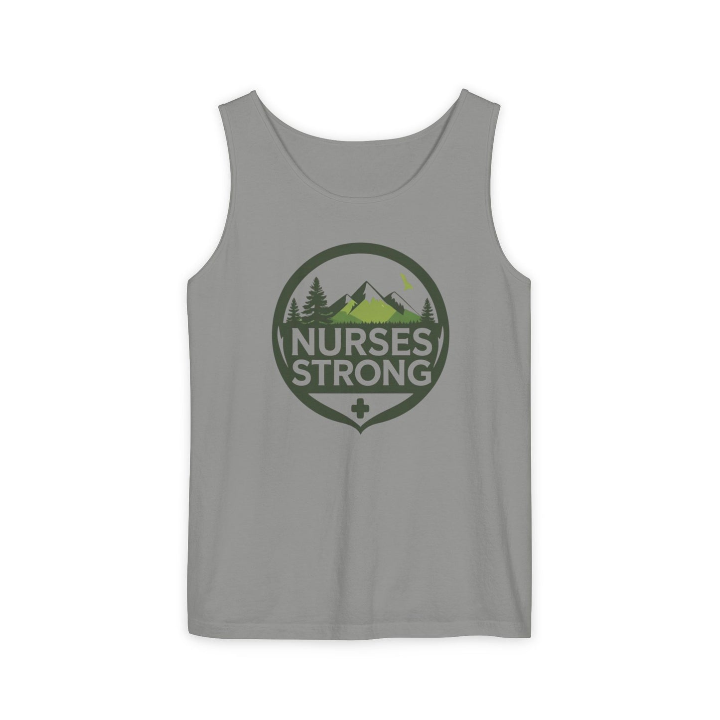 Nurses Strong Tank Top, Inspirational Relaxed Fit Sleeveless Shirt, Gifts for Healthcare Workers, Summer Casual Wear, Appreciation Gift